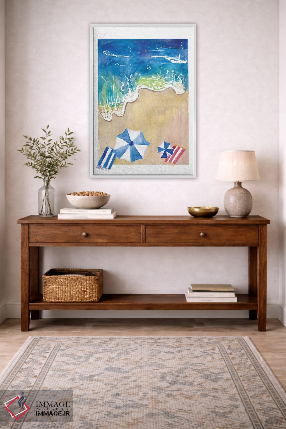 تابلو دکوراتیو رویای تعطیلات تابستانی در ساحل اثر مارکوس و مارتینا بلیشنر - D3W