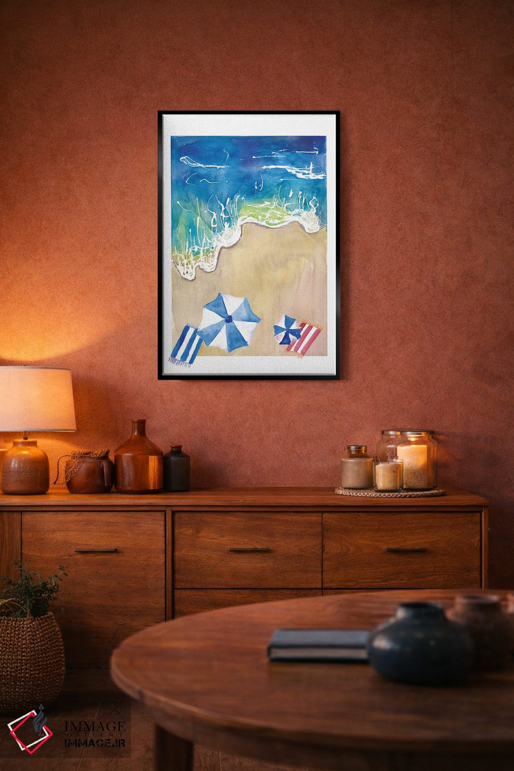 تابلو دکوراتیو رویای تعطیلات تابستانی در ساحل اثر مارکوس و مارتینا بلیشنر - D5B