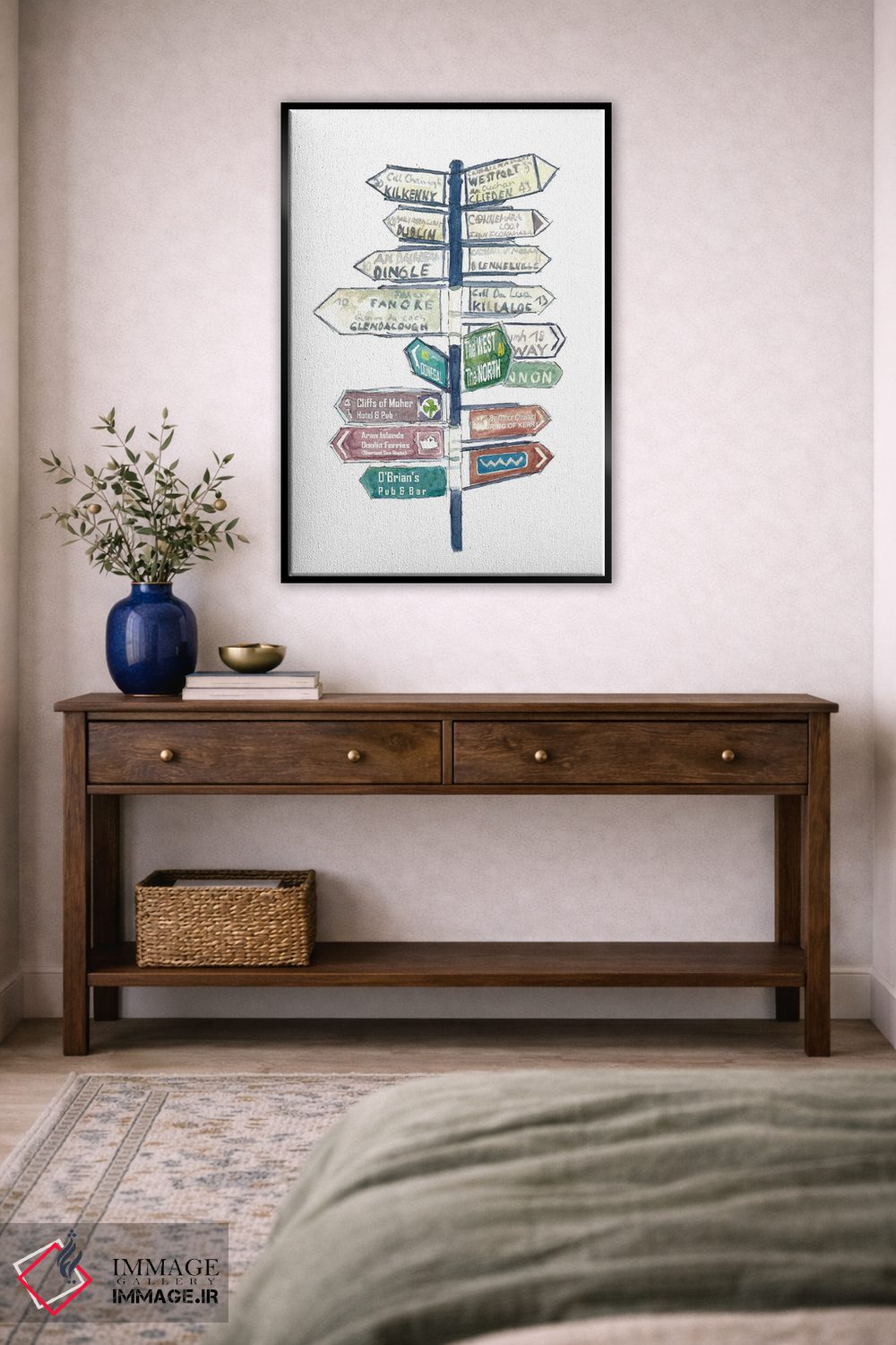 تابلو دکوراتیو "آرزوی سفر و رویاهای مسافرتی، تابلو راهنمای ایر… اثر مارکوس و مارتینا بلیشنر - D4B