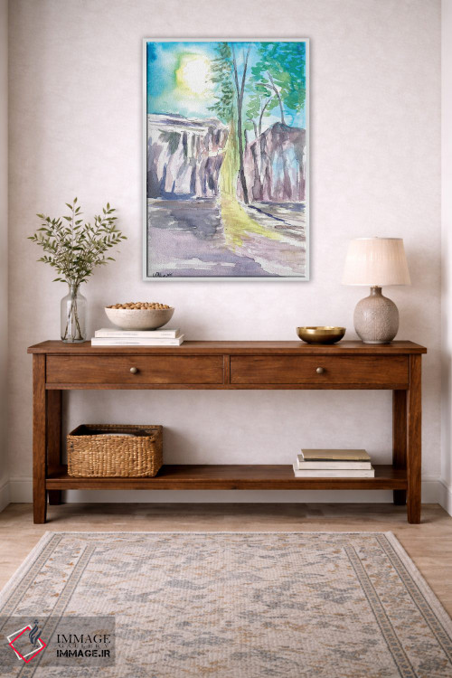 تابلو دکوراتیو "مسیر پیاده روی ازارک" اثر مارکوس و مارتینا بلیشنر - D1W