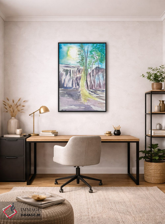 تابلو دکوراتیو "مسیر پیاده روی ازارک" اثر مارکوس و مارتینا بلیشنر - D3B