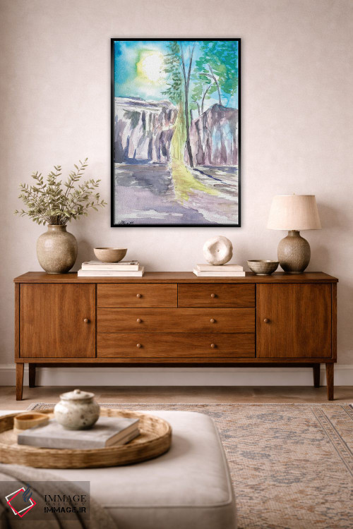 تابلو دکوراتیو "مسیر پیاده روی ازارک" اثر مارکوس و مارتینا بلیشنر - D5B