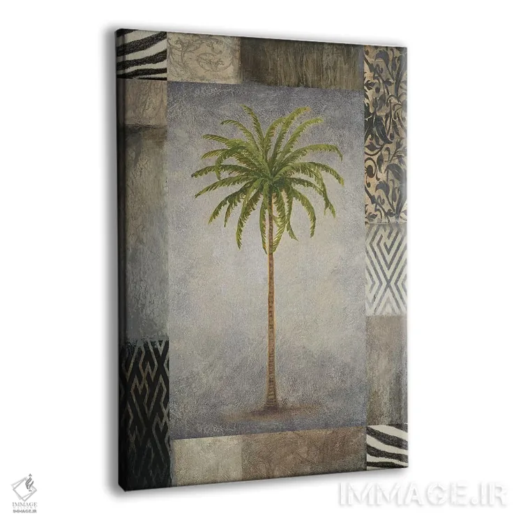 تابلو دکوراتیو "نخل آفتاب II" اثر مایکل مارکون - نمای پرسپکتیو محصول