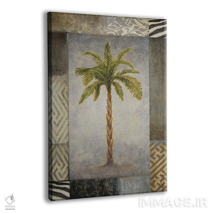 تابلو دکوراتیو "نخل آفتاب I" اثر مایکل مارکون - نمای پرسپکتیو محصول
