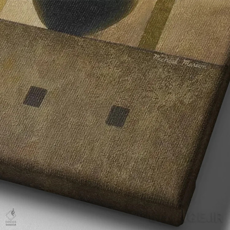 تابلو دکوراتیو "سکون I" اثر مایکل مارکون - نمای نزدیک بافت بوم