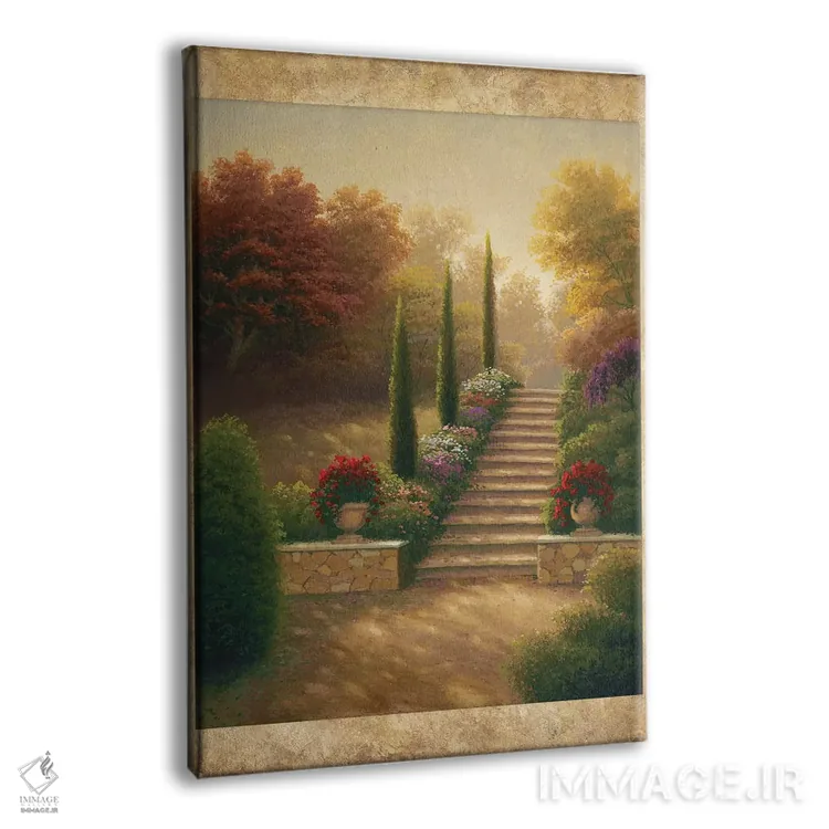 تابلو دکوراتیو "باغ های ویولا" اثر مایکل مارکون - نمای پرسپکتیو محصول