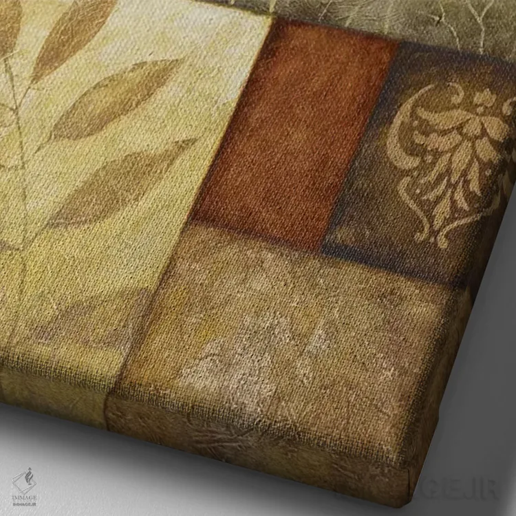 تابلو دکوراتیو "نمای دشت II" اثر مایکل مارکون - نمای نزدیک بافت بوم