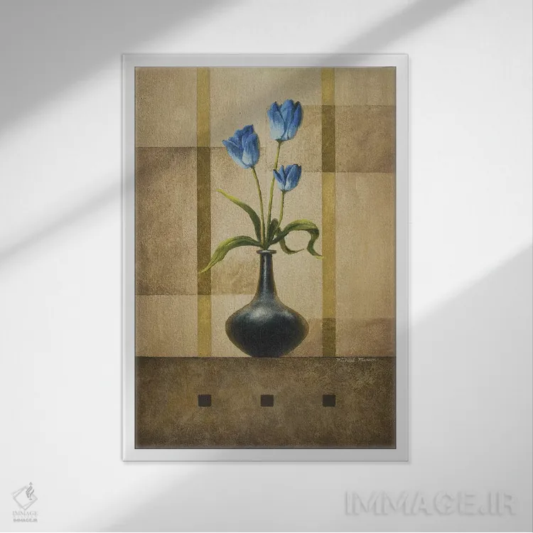 تابلو دکوراتیو "سکون I" اثر مایکل مارکون - نمای قابدار سفید