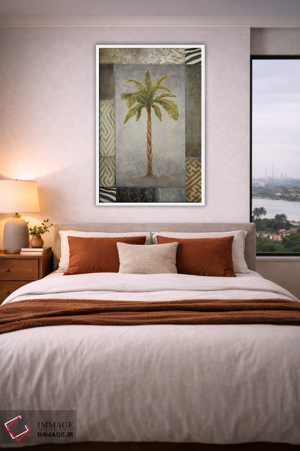 تابلو دکوراتیو "نخل آفتاب I" اثر مایکل مارکون - D3W