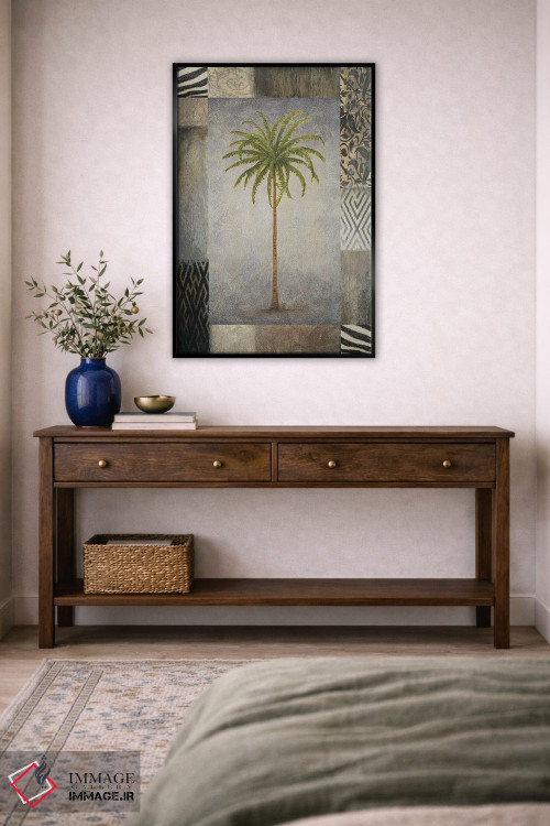 تابلو دکوراتیو "نخل آفتاب II" اثر مایکل مارکون - D4B