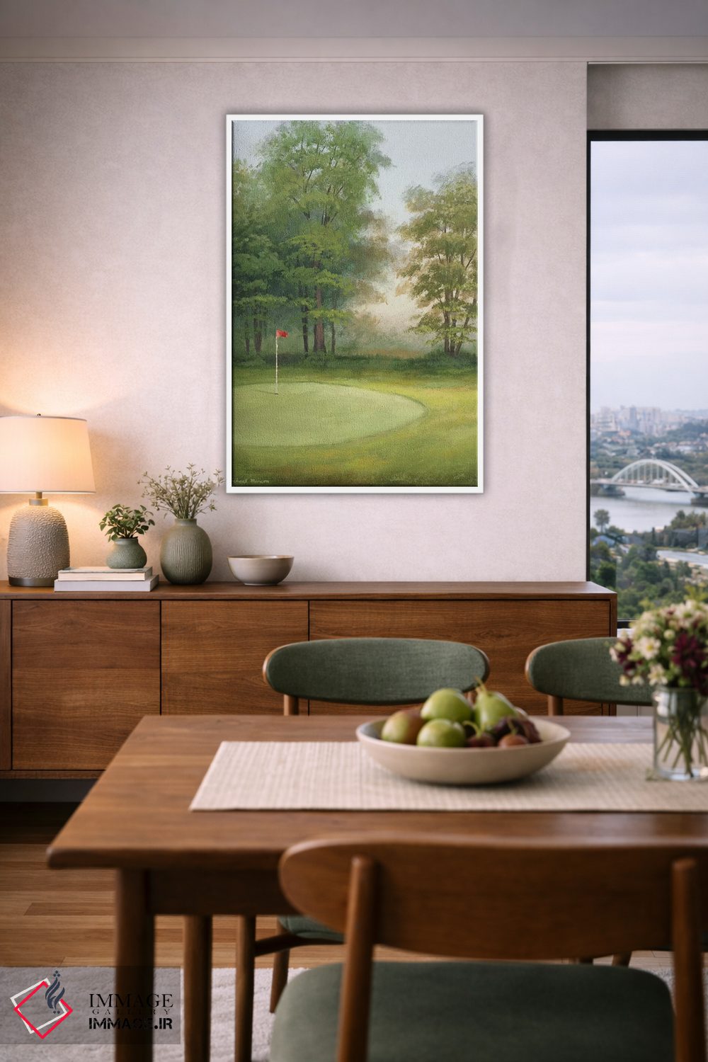 تابلو دکوراتیو "آماکوی سبز I" اثر مایکل مارکون - D5W