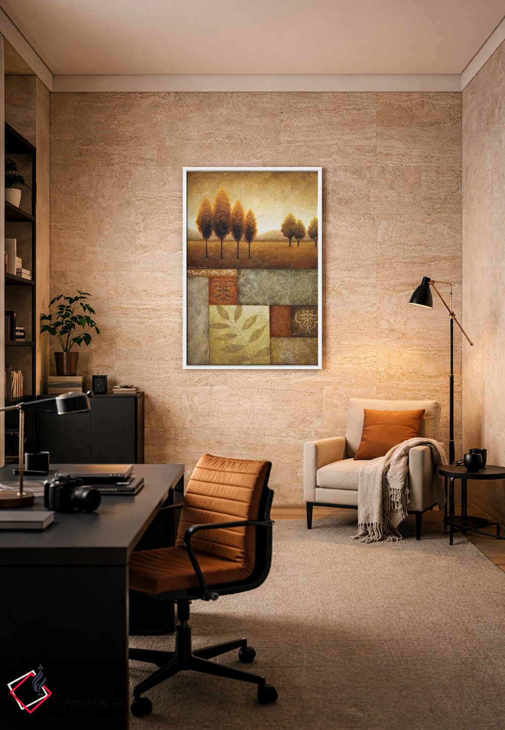 تابلو دکوراتیو "نمای دشت II" اثر مایکل مارکون - D6W