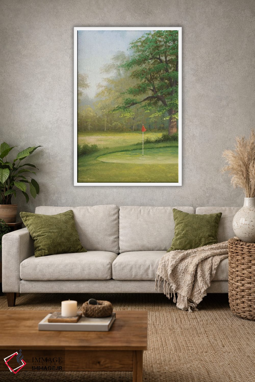 تابلو دکوراتیو "آماکوی سبز II" اثر مایکل مارکون - D1W