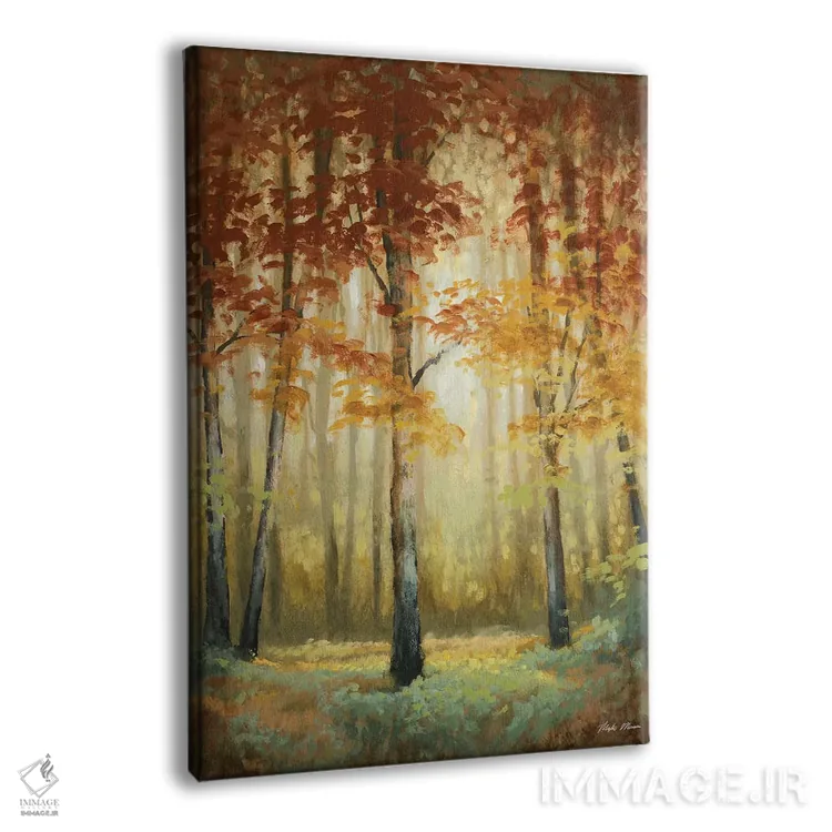 تابلو دکوراتیو "درخشش جنگل II" اثر مایکل مارکون - نمای پرسپکتیو محصول