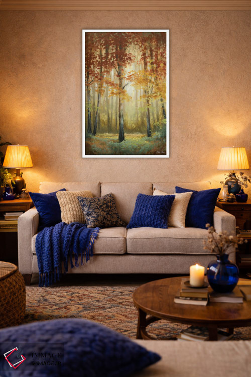 تابلو دکوراتیو "درخشش جنگل II" اثر مایکل مارکون - D4W