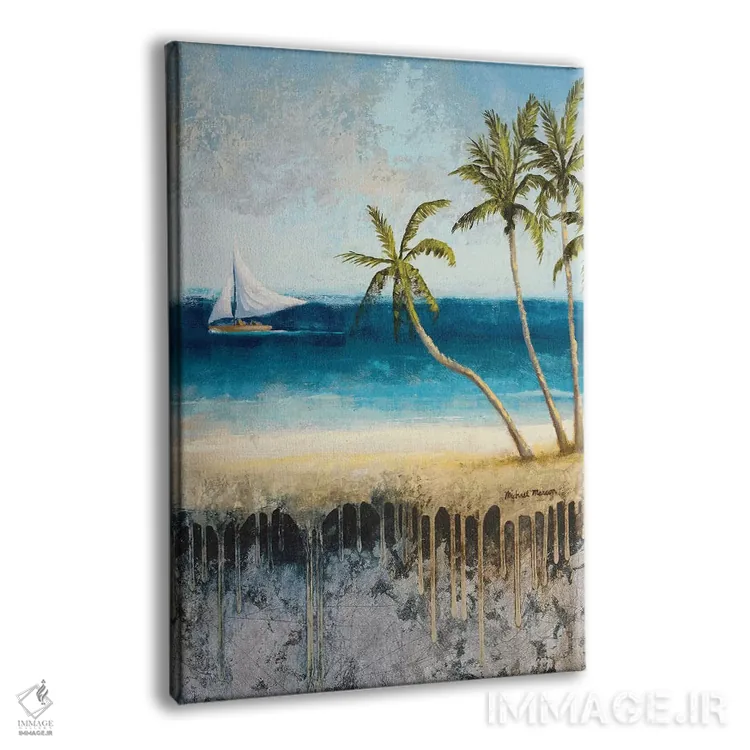 تابلو دکوراتیو "رویای آتلانتیک II" اثر مایکل مارکون - نمای پرسپکتیو محصول