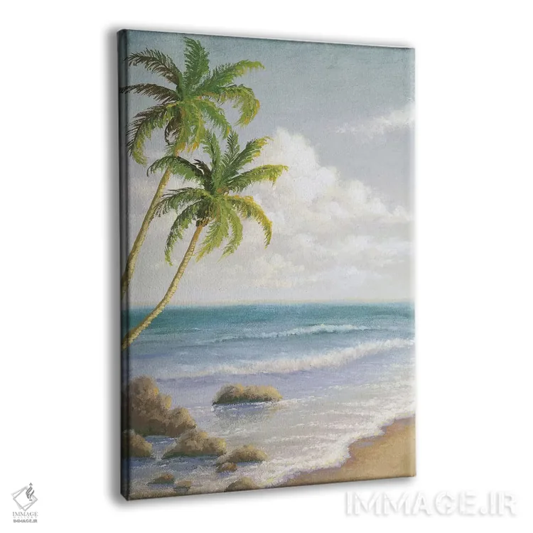 تابلو دکوراتیو "ساحل آتلانتیک I" اثر مایکل مارکون - نمای پرسپکتیو محصول