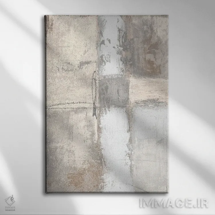 تابلو مینیمال "تفکیک پاییز خنثی I" اثر مایکل مارکون - نمای روبهرو روی دیوار