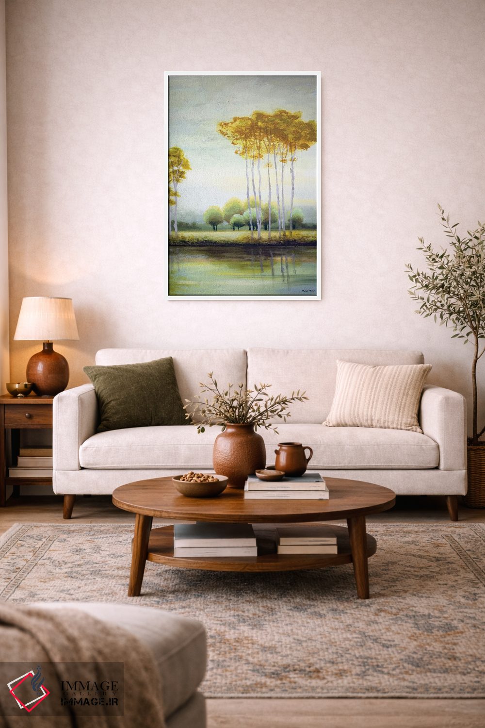 تابلو دکوراتیو "آرامش سپتامبر II" اثر مایکل مارکون - D1W