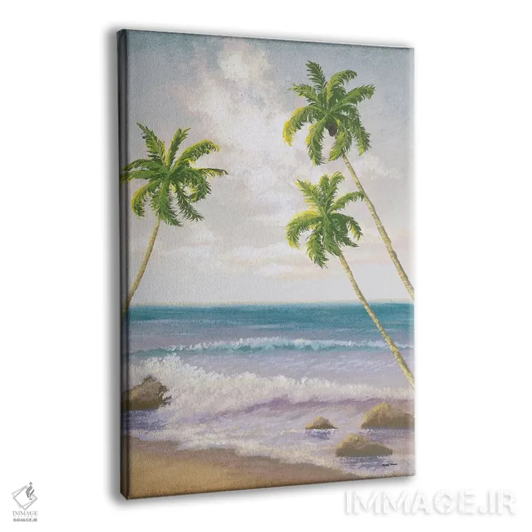 تابلو دکوراتیو "ساحل آتلانتیک II" اثر مایکل مارکون - نمای پرسپکتیو محصول