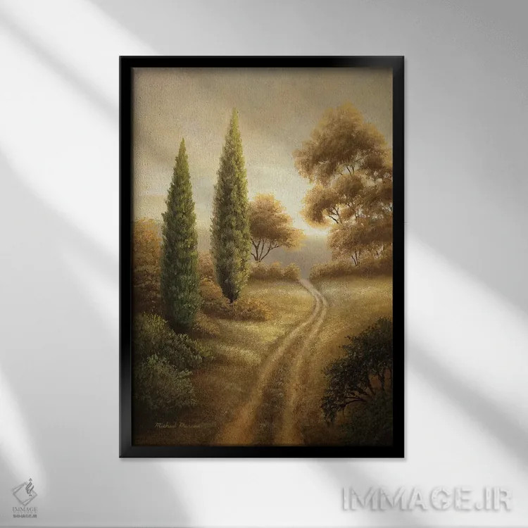 تابلو دکوراتیو "آوبورن II" اثر مایکل مارکون - نمای قابدار مشکی