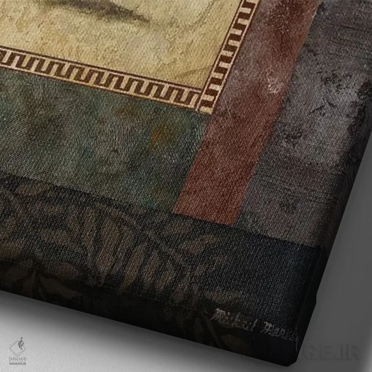 تابلو دکوراتیو "درخت اکالیپتوس II" اثر مایکل مارکون - نمای نزدیک بافت بوم