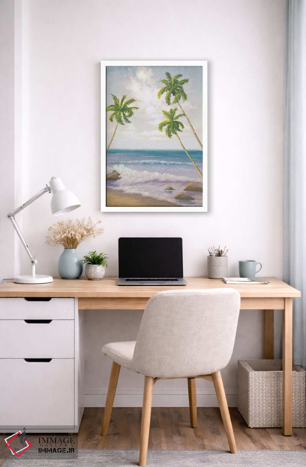تابلو دکوراتیو "ساحل آتلانتیک II" اثر مایکل مارکون - D5W