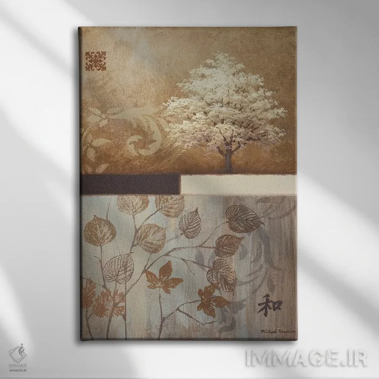 تابلو دکوراتیو از شرق تا غرب اثر مایکل مارکون - نمای روبهرو روی دیوار