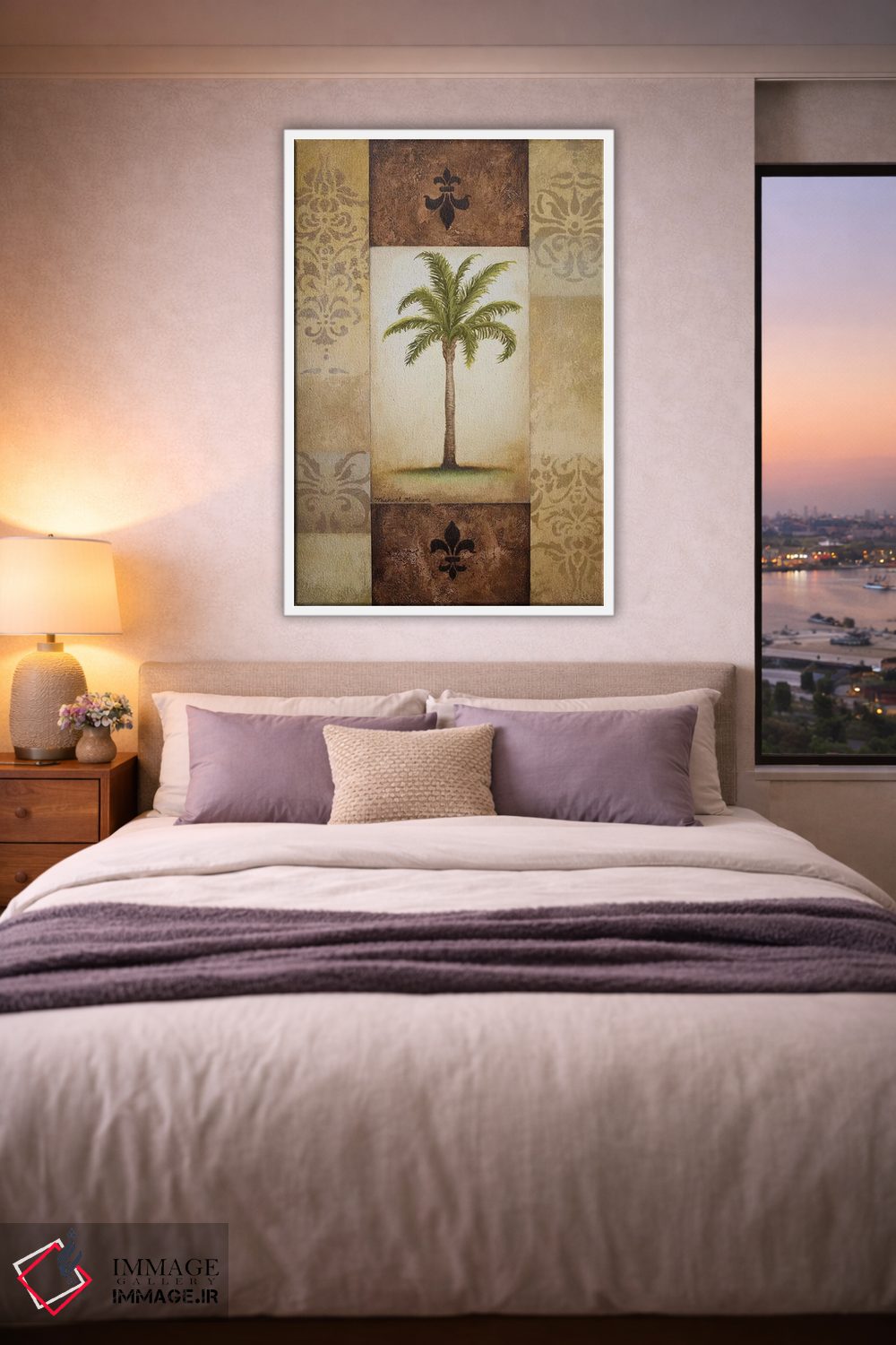 تابلو دکوراتیو نخل خیالی ۱ اثر مایکل مارکون - D4W
