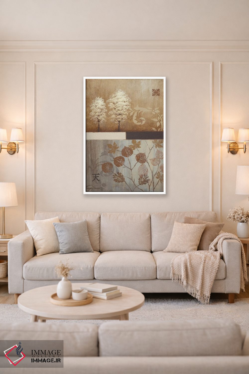 تابلو دکوراتیو از غرب تا شرق اثر مایکل مارکون - D2W