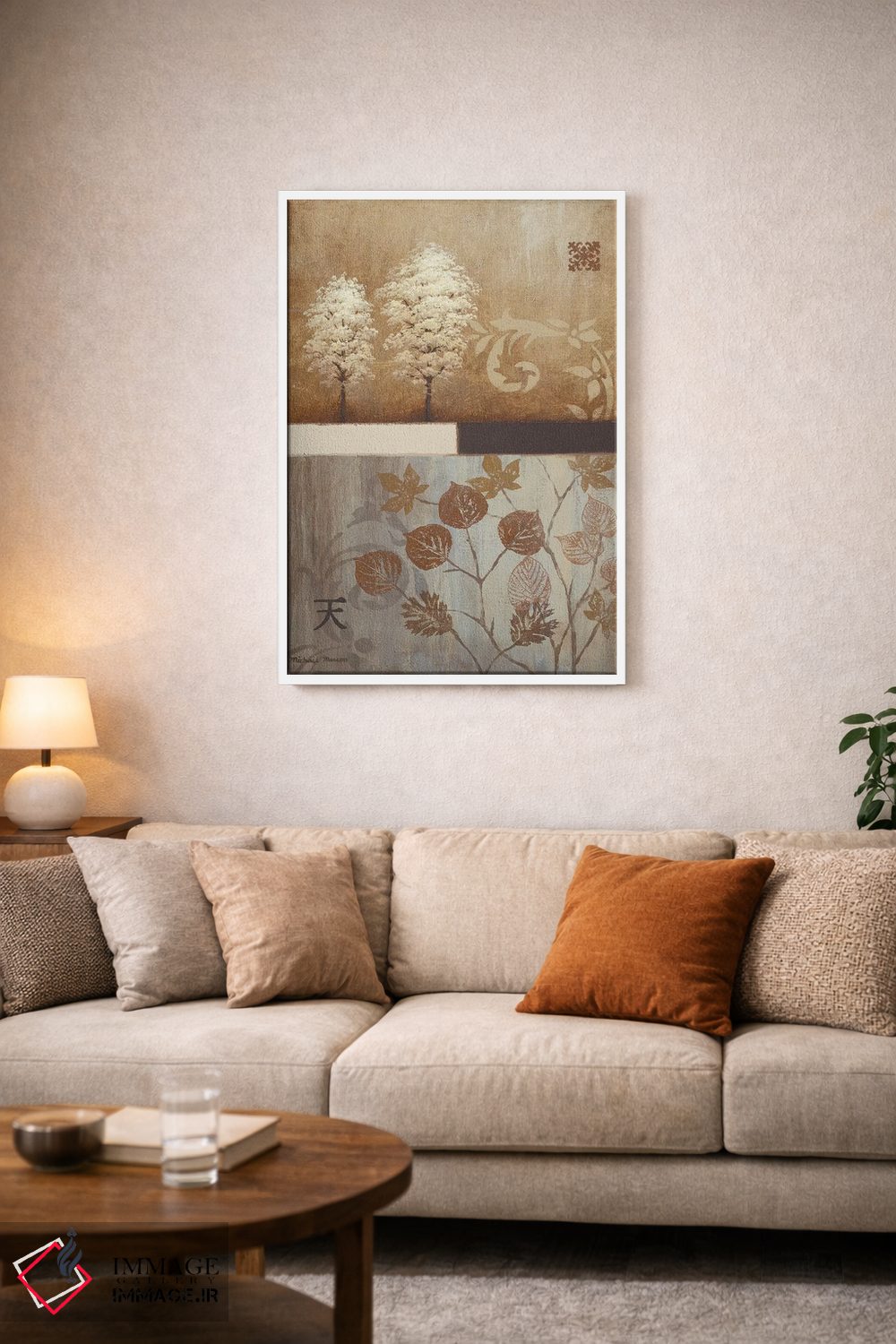 تابلو دکوراتیو از غرب تا شرق اثر مایکل مارکون - D3W