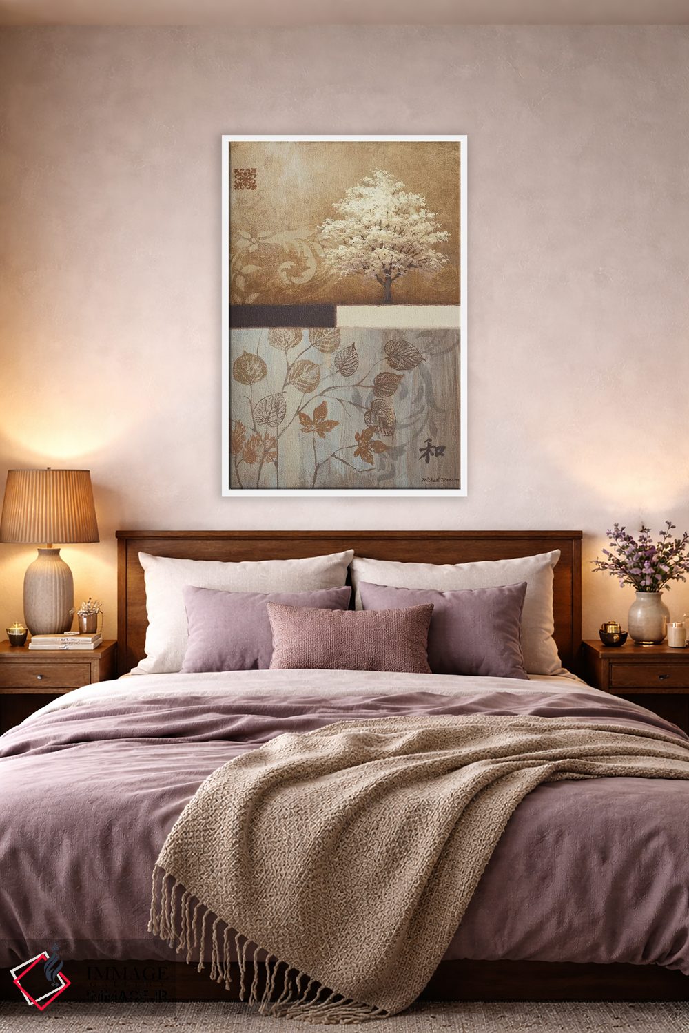 تابلو دکوراتیو از شرق تا غرب اثر مایکل مارکون - D3W