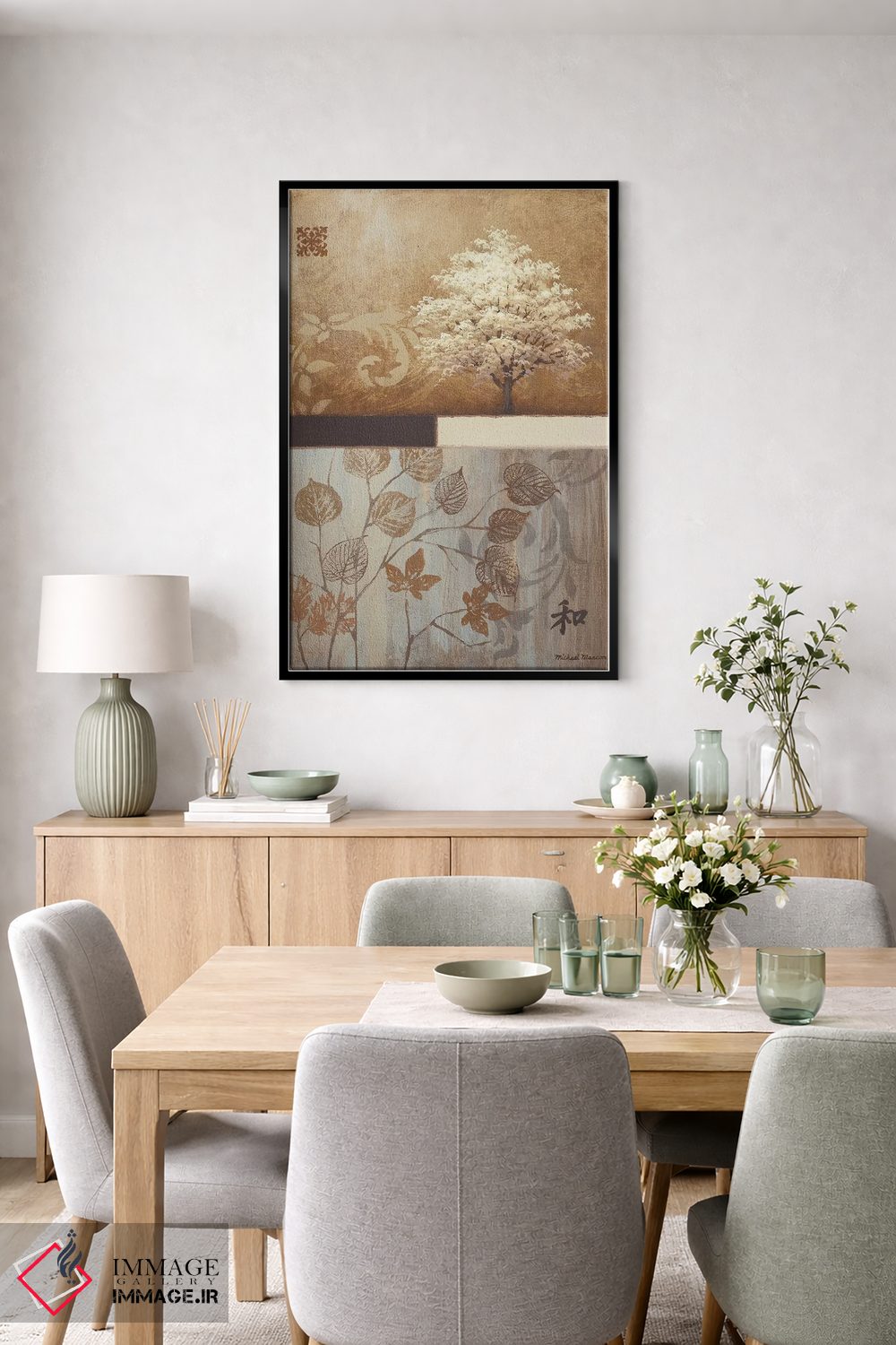 تابلو دکوراتیو از شرق تا غرب اثر مایکل مارکون - D5B