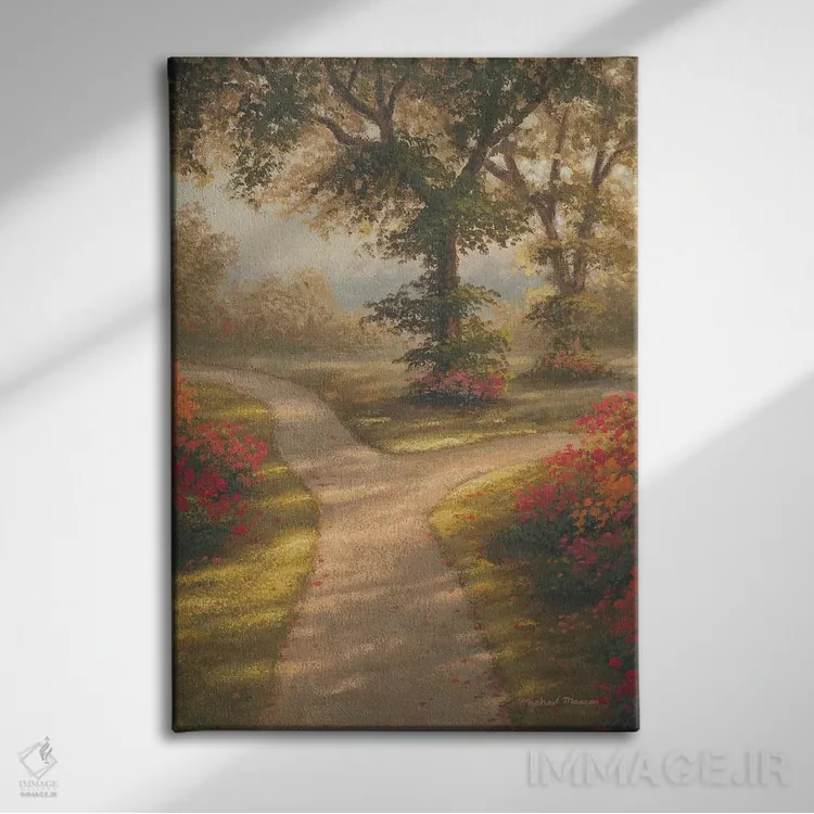 تابلو دکوراتیو نور صبحگاهی ۲ اثر مایکل مارکون - نمای روبهرو روی دیوار