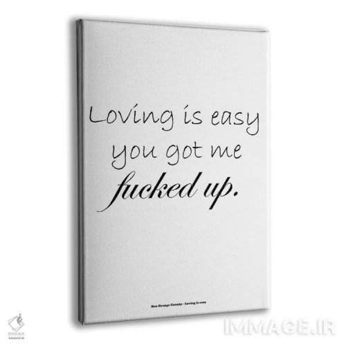 تابلو دکوراتیو رکس اورنج کانتی اثر JMA مدیا - نمای پرسپکتیو محصول