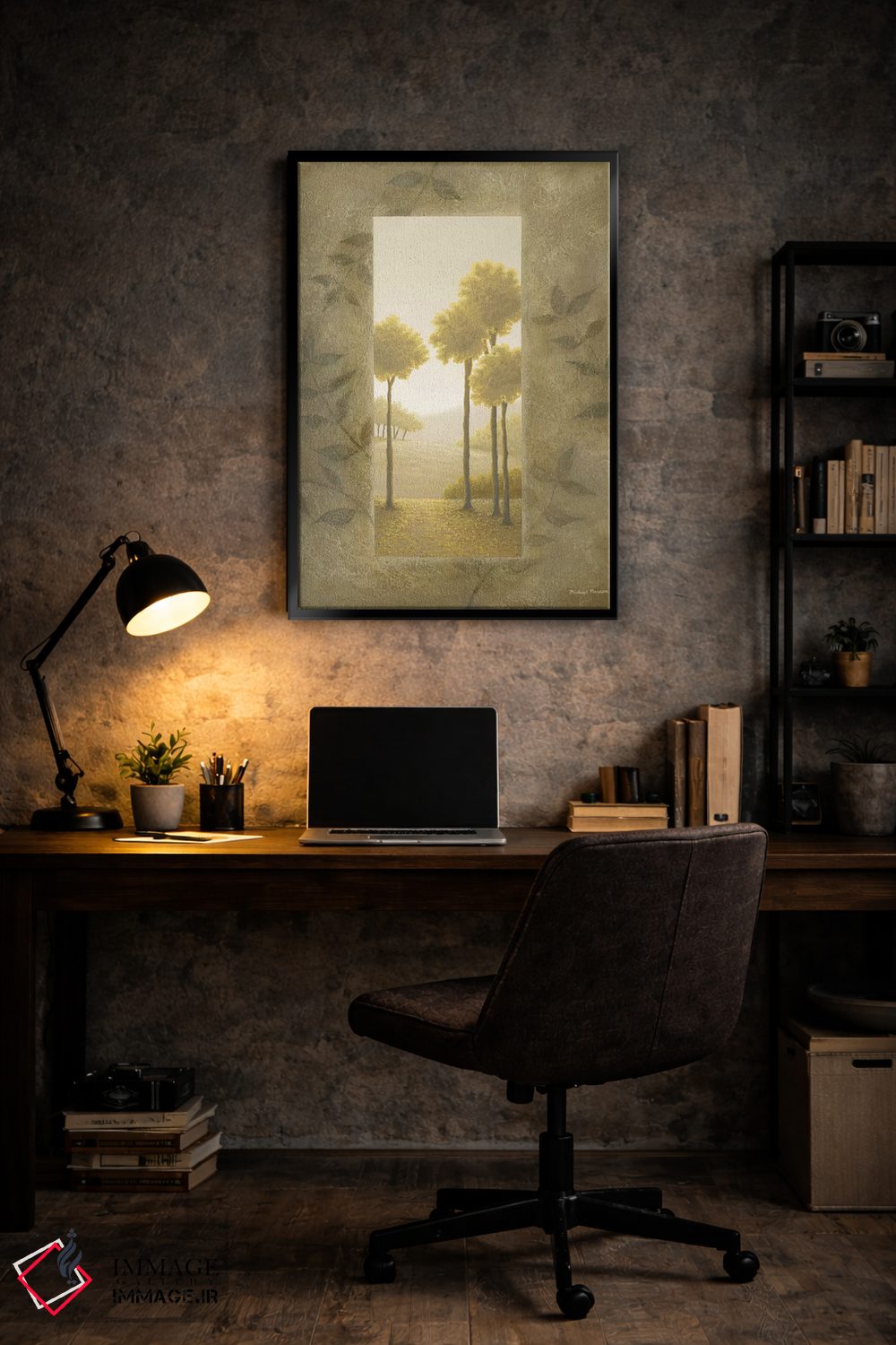 تابلو دکوراتیو فرار طلایی ۱ اثر مایکل مارکون - D6B