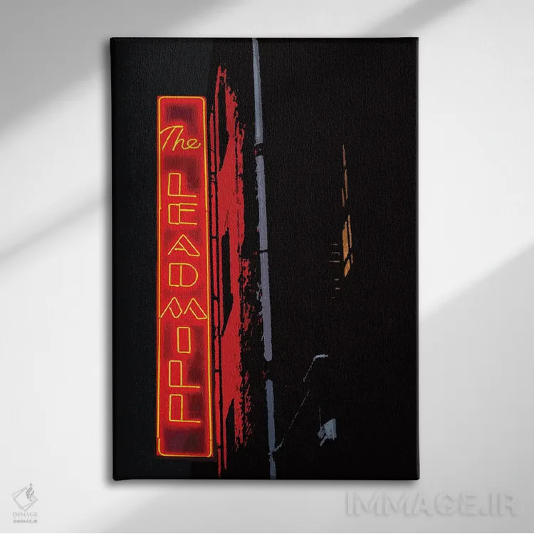 تابلو دکوراتیو لیدمیل شفیلد اثر JMA مدیا - نمای روبهرو روی دیوار