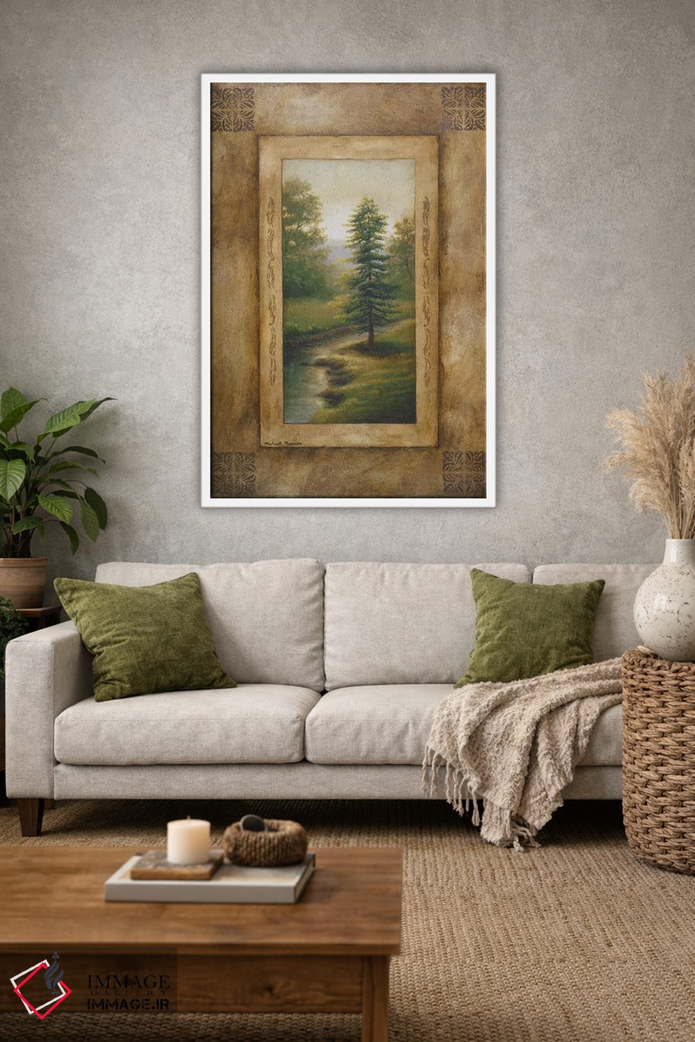 تابلو دکوراتیو صبح مارشفیلد اثر مایکل مارکون - D1W