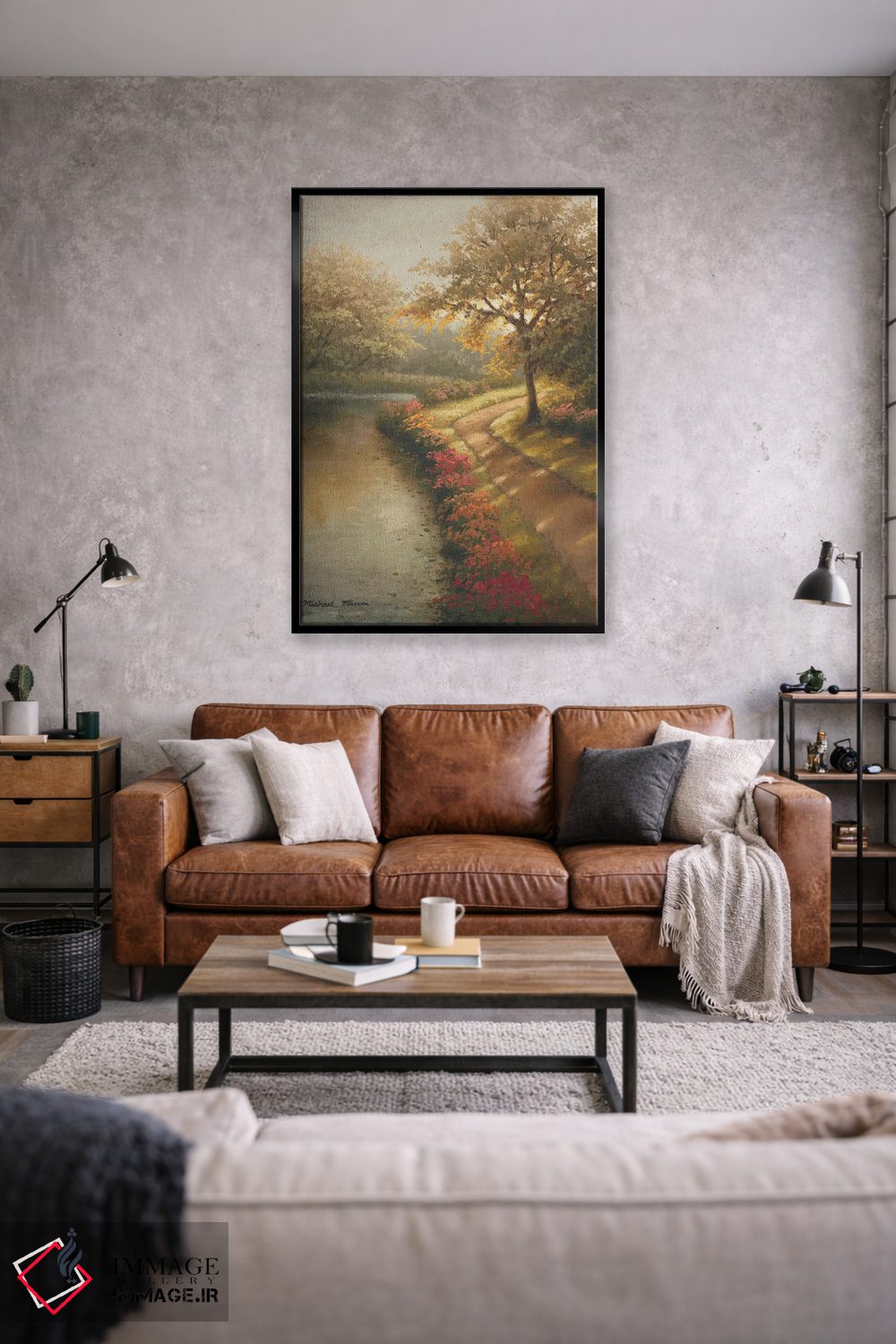 تابلو دکوراتیو نور صبحگاهی ۱ اثر مایکل مارکون - D2B