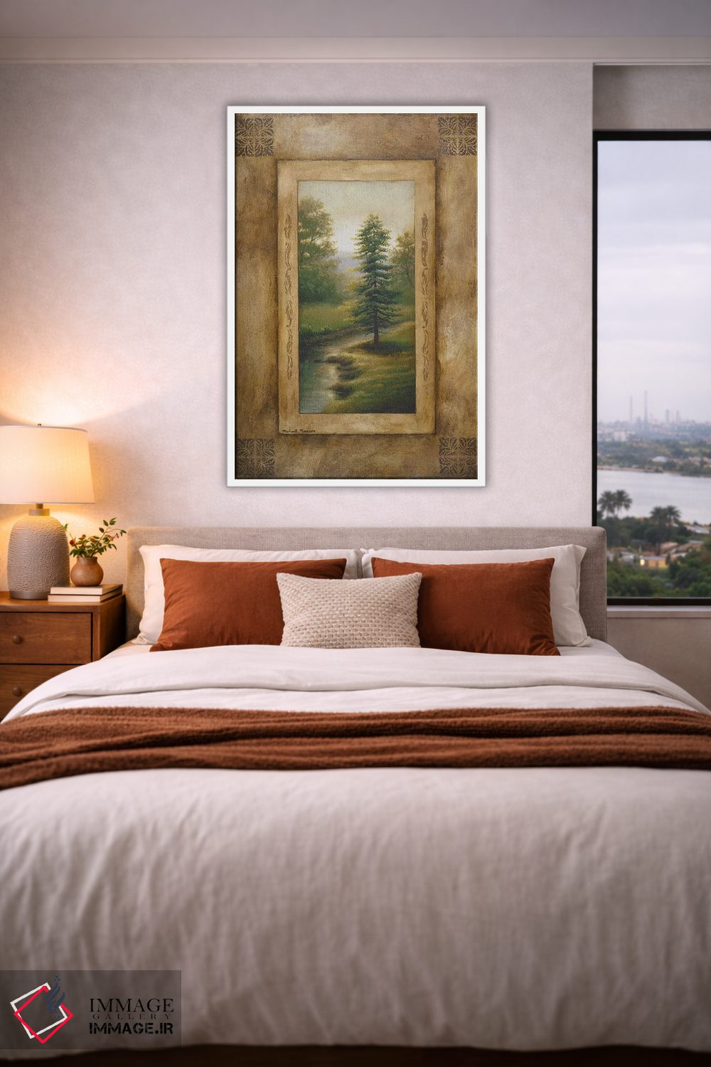 تابلو دکوراتیو صبح مارشفیلد اثر مایکل مارکون - D4W