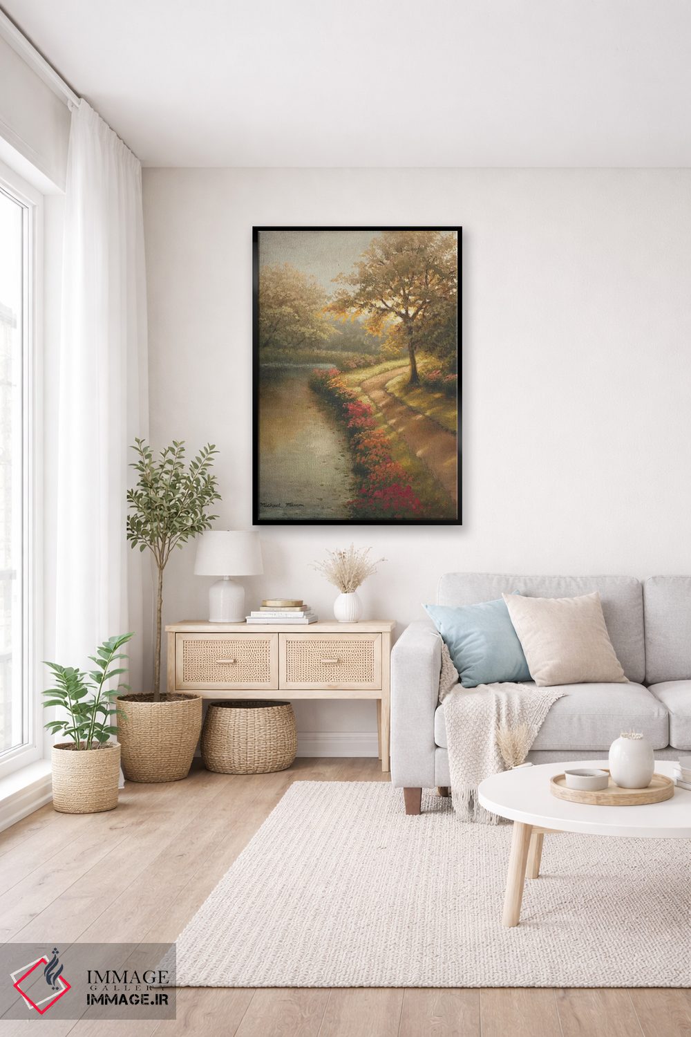 تابلو دکوراتیو نور صبحگاهی ۱ اثر مایکل مارکون - D3B