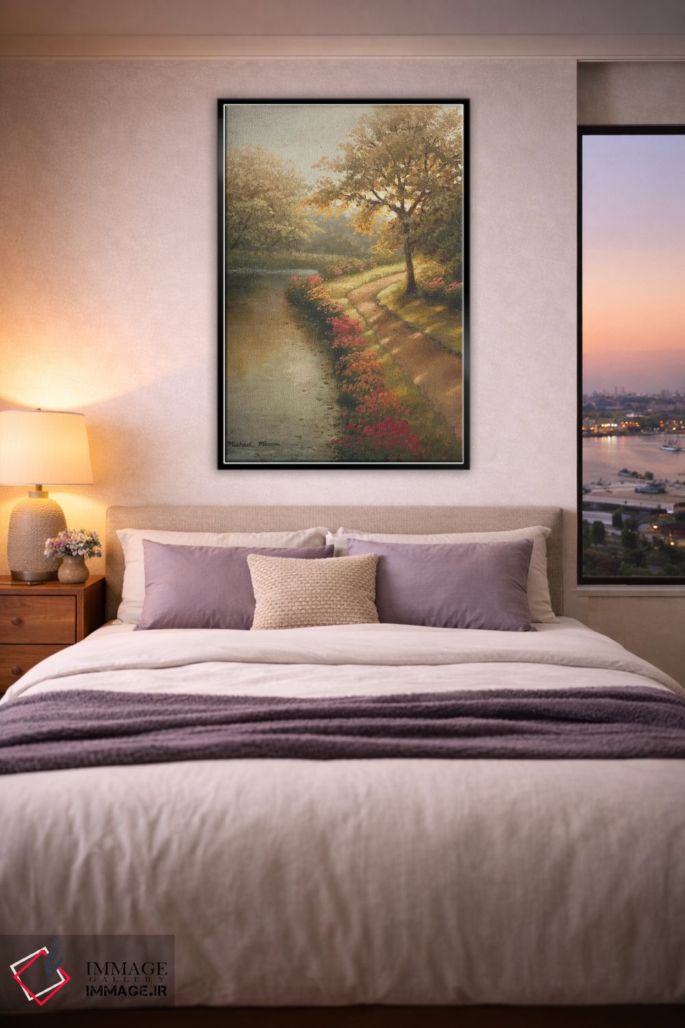 تابلو دکوراتیو نور صبحگاهی ۱ اثر مایکل مارکون - D4B