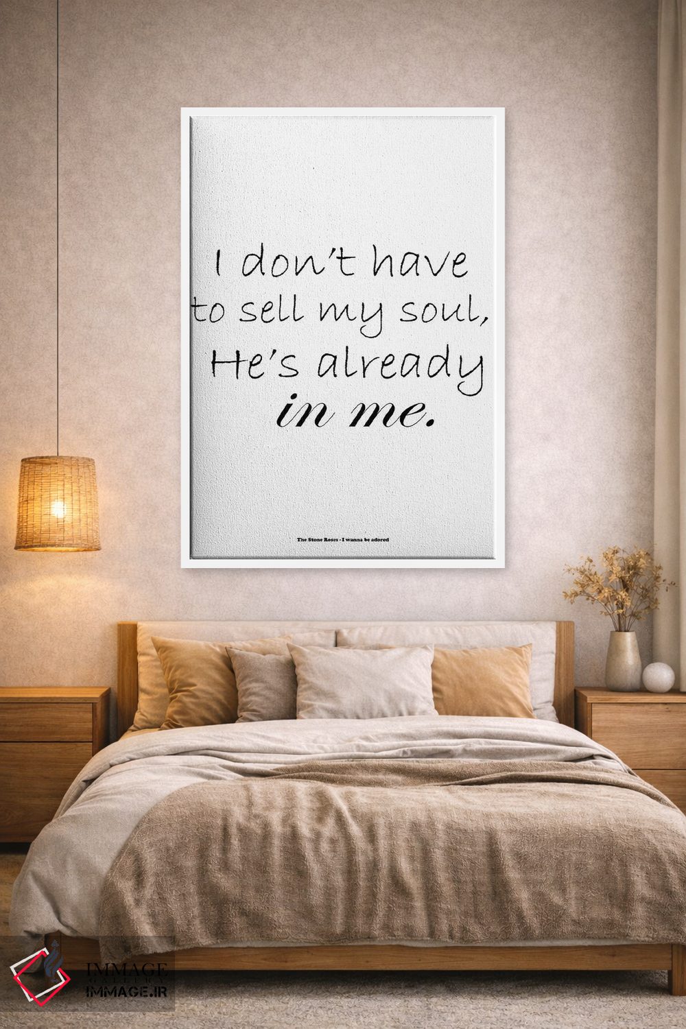 تابلو دکوراتیو گل های رز سنگی اثر JMA مدیا - D2W