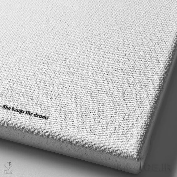 تابلو دکوراتیو گل های رز سنگی اثر JMA مدیا - نمای نزدیک بافت بوم