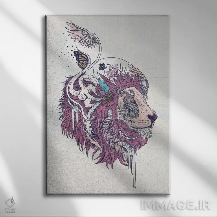 تابلو دکوراتیو خودمختاری رها شده اثر مت میلر - نمای روبهرو روی دیوار