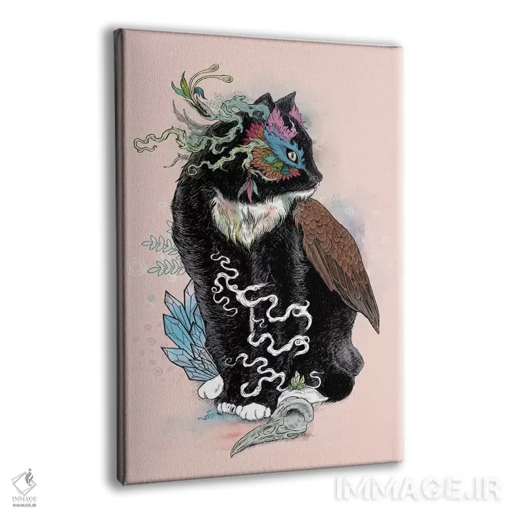 تابلو دکوراتیو جادوی سیاه اثر مت میلر - نمای پرسپکتیو محصول