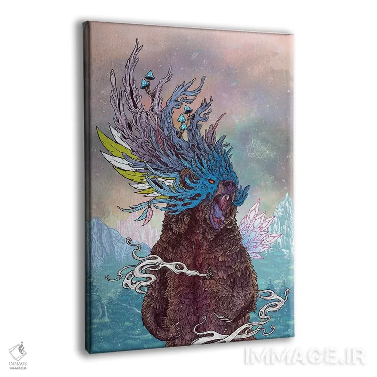 تابلو دکوراتیو روح سفرکننده اثر مت میلر - نمای پرسپکتیو محصول