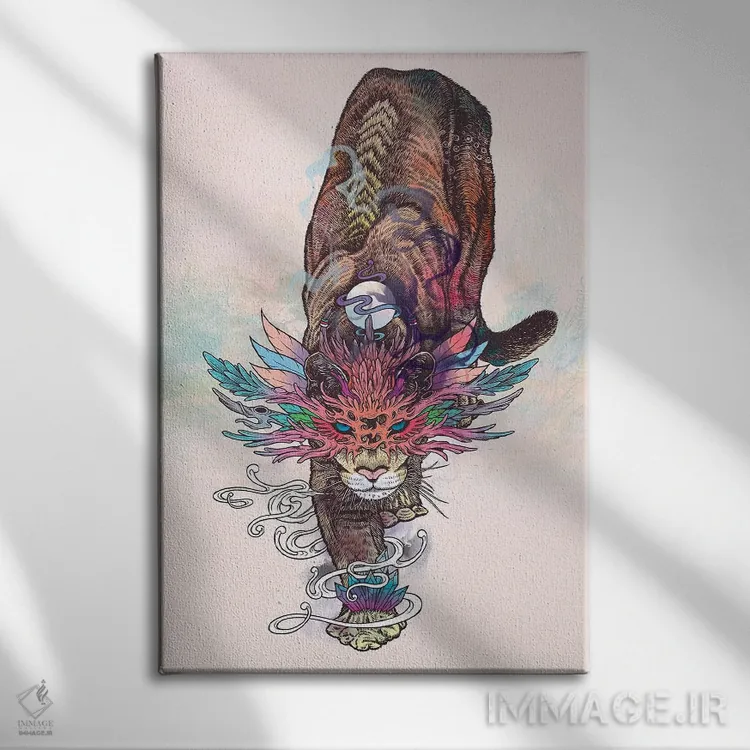 تابلو دکوراتیو روح سفرکننده اثر مت میلر - نمای روبهرو روی دیوار