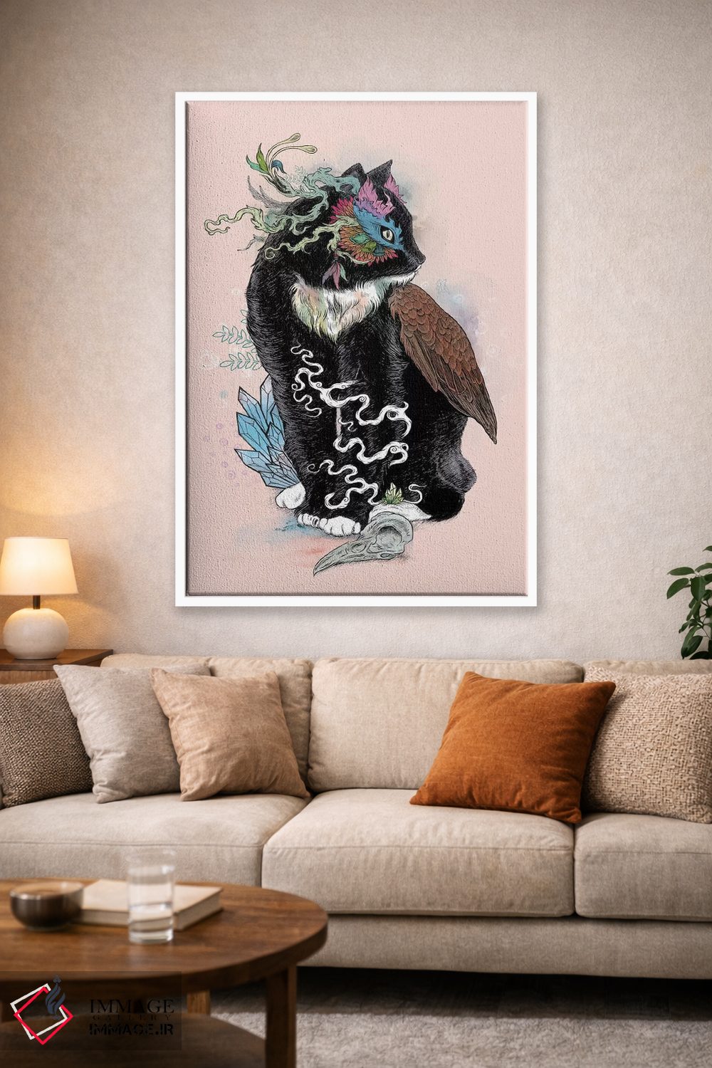 تابلو دکوراتیو جادوی سیاه اثر مت میلر - D1W