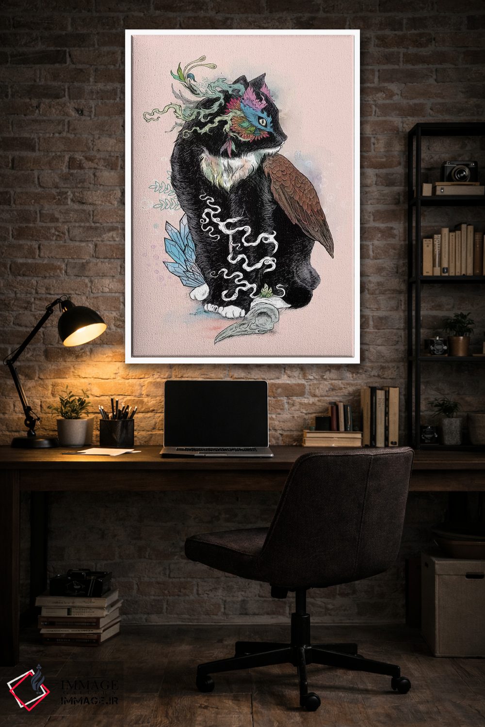 تابلو دکوراتیو جادوی سیاه اثر مت میلر - D3W